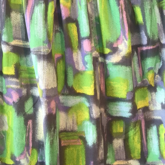 Multi Color High Low Band of Gypsies Dress L - Picture 12 of 13